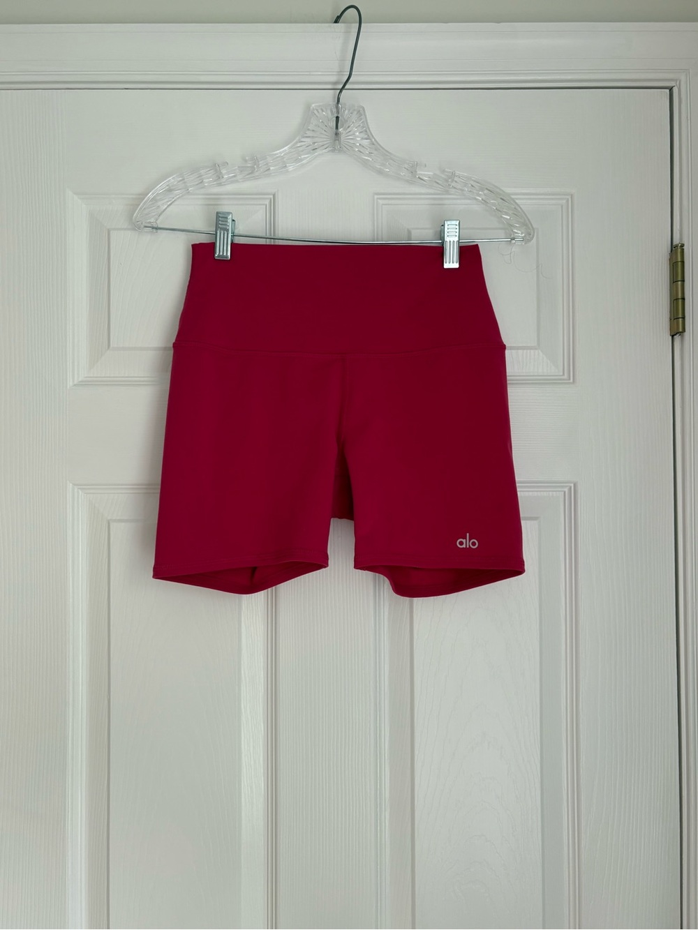 ALO Yoga High-Rise Bike Shorts airbrush